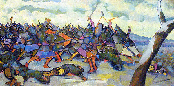 02.Битва на реке Немиге. М. Филиппович, 1922