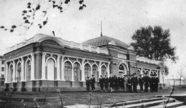 Вокзал Детской железной дороги. 1955 год арх. Г.В.Заборский